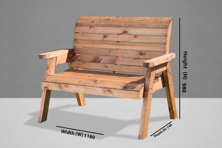 Traditional Pine Bench.